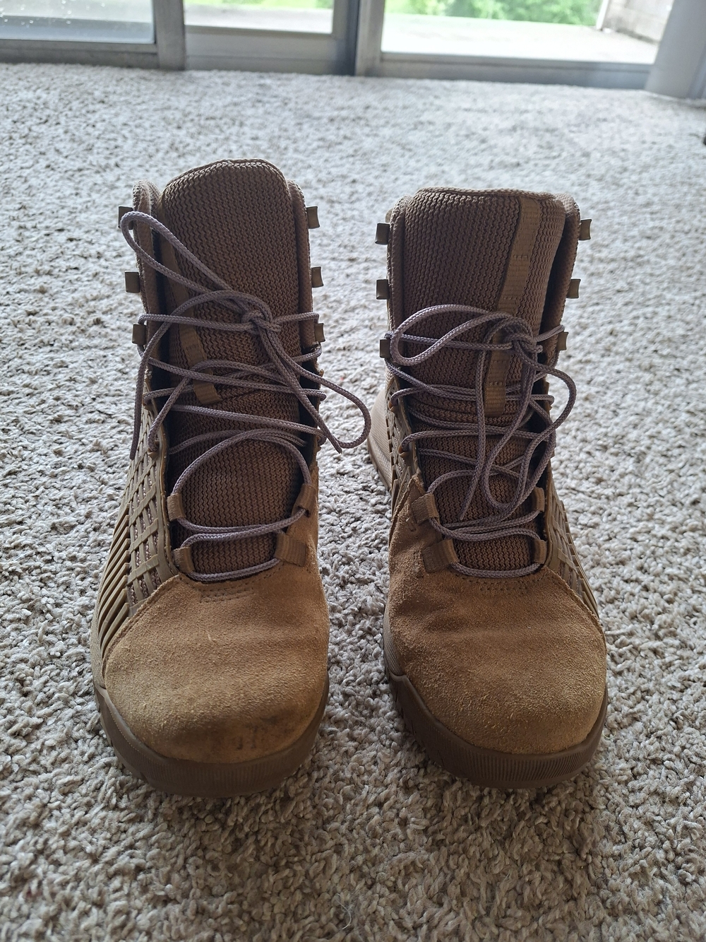 Under Armour Stryker Military Tactical Boots Men’s Size 8.5 Coyote Brown Hiking.
